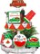 11 Pieces Summer Hawaii Tabletop Decor Set Summer Wood Sign Beach Sunshine Tiered Tray Decorations for Beach Home Table Shelf(Watermelon Style)